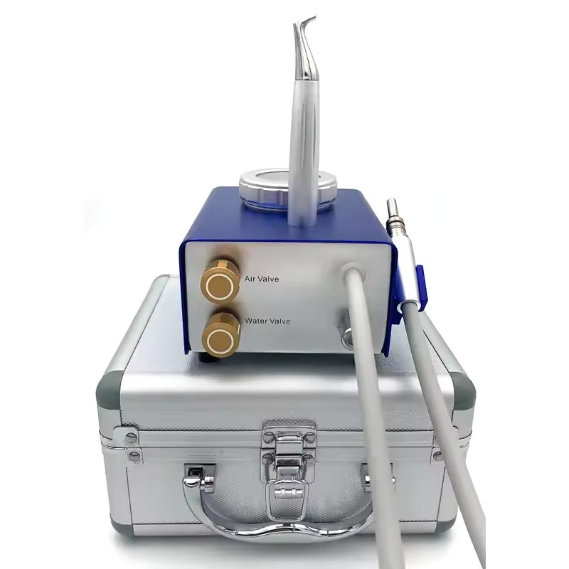 Dental Air Polisher Air Prophy Sandblasting Handpiece 2/4-Hole image 2