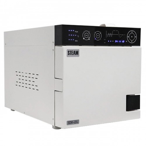 SDM 18L/23L Professional Dental Autoclave Steam Sterilizer Class B with Printer image 1