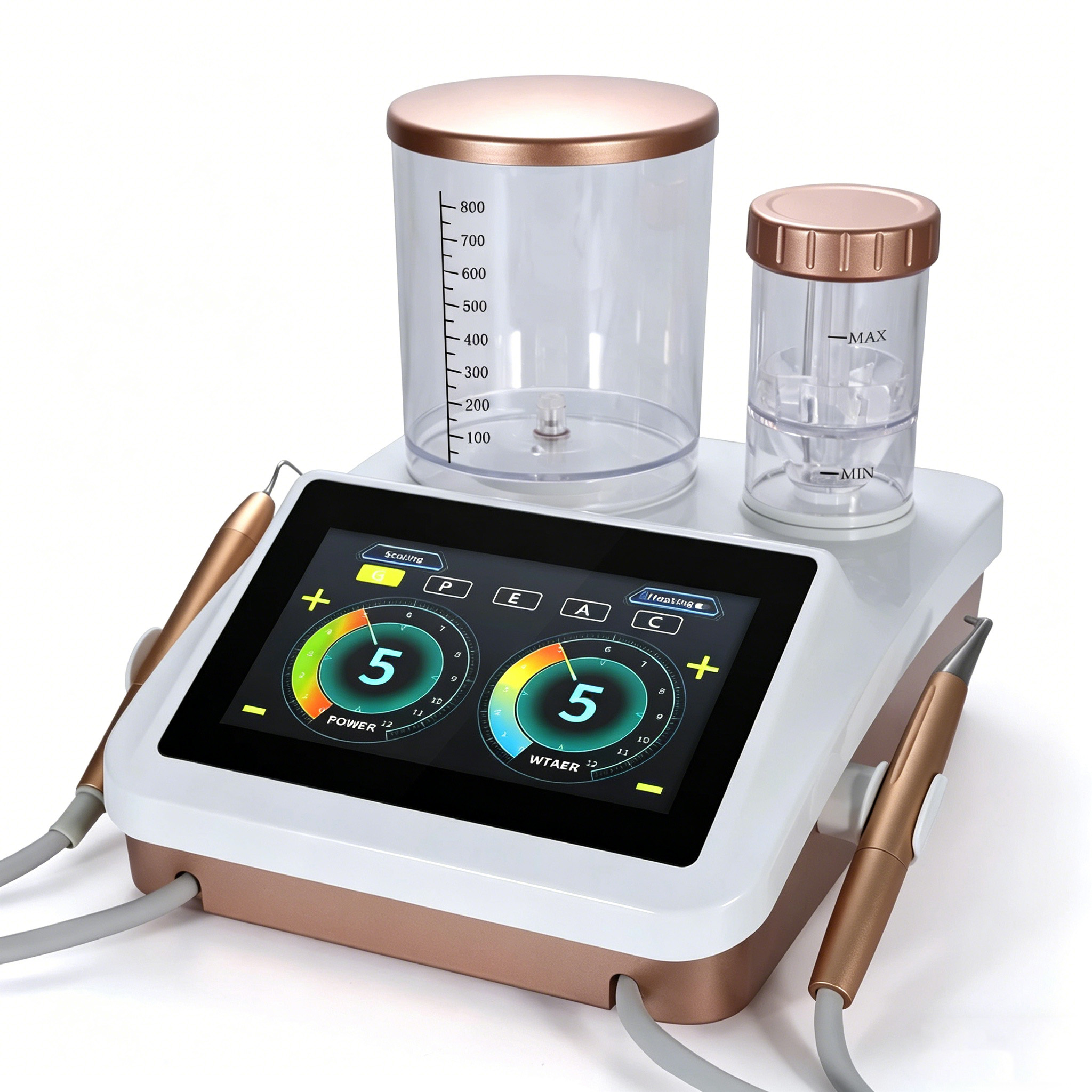 Dental Ultrasonic Scaler with Air Polisher Touch Screen and Titanium Tips & Foot Control image 3
