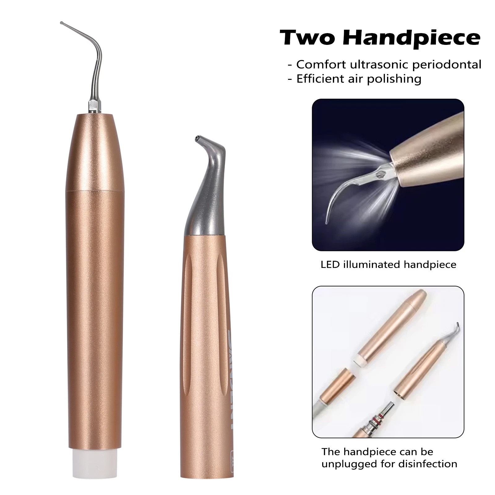 Dental Ultrasonic Scaler with Air Polisher Touch Screen and Titanium Tips & Foot Control image 7