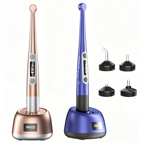 Mecco Q9 Wireless Professional Dental LED Curing Light with Light Meter and Caries Detector image 1