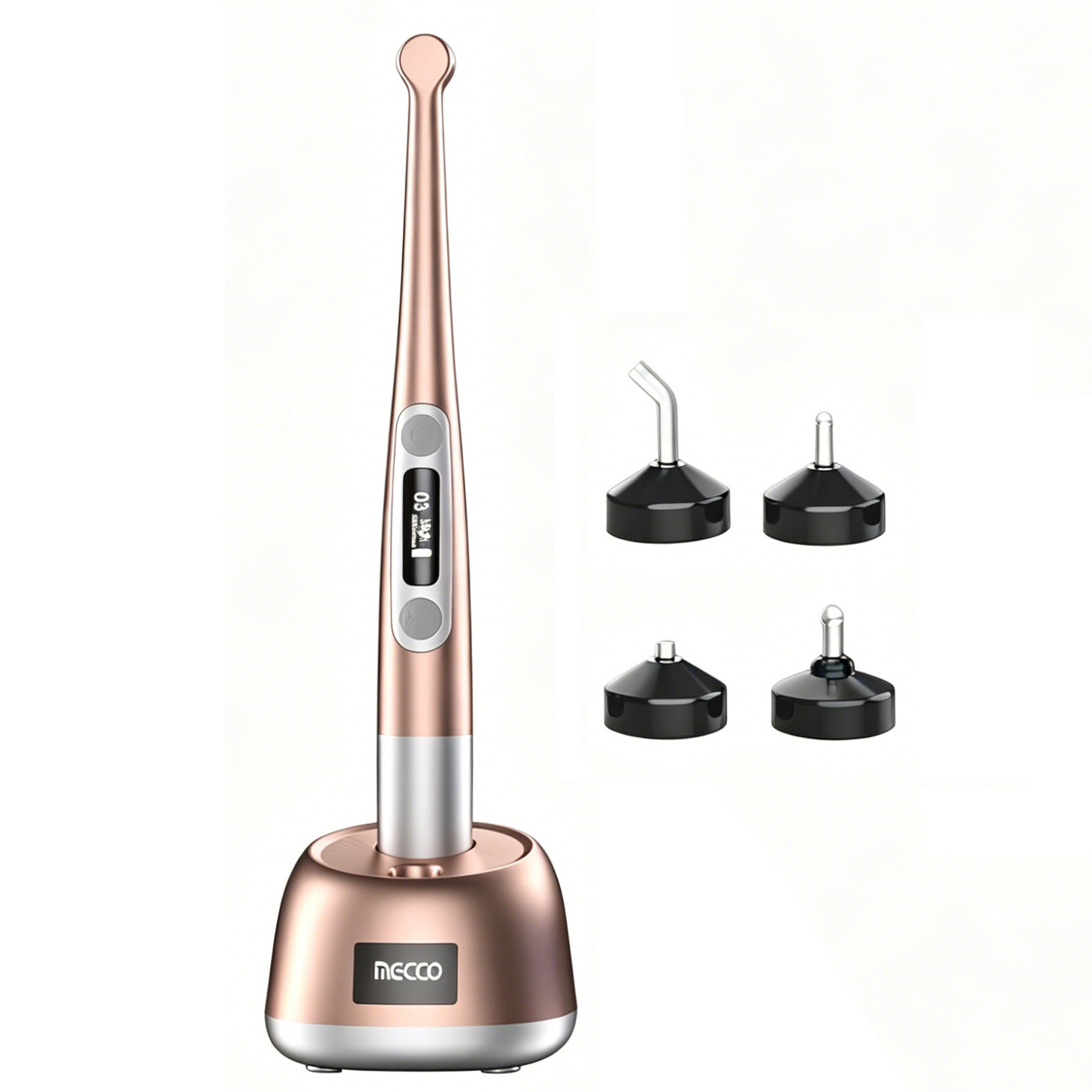 Mecco Q9 Wireless Professional Dental LED Curing Light with Light Meter and Caries Detector image 3