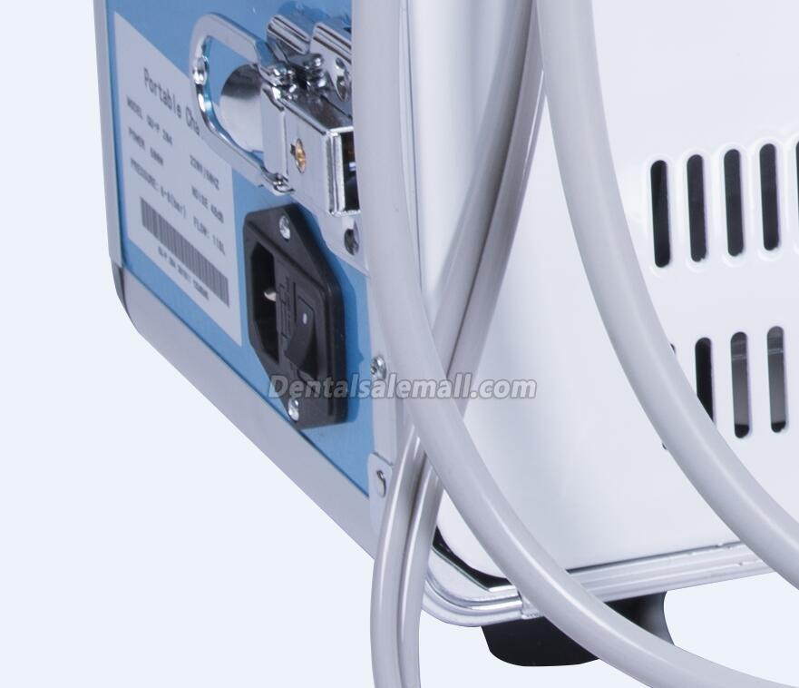 GREELOY Portable Dental Unit with Air Compressor GU-P204 and Triplex Syringe image 5