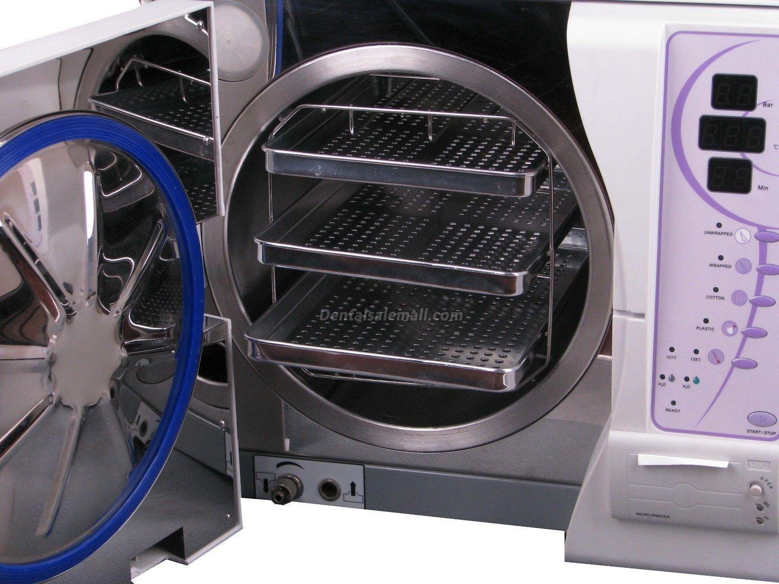 Sun® SUN-II-D 12L Professional Dental Autoclave Sterilizer Vacuum Steam with Printer image 9