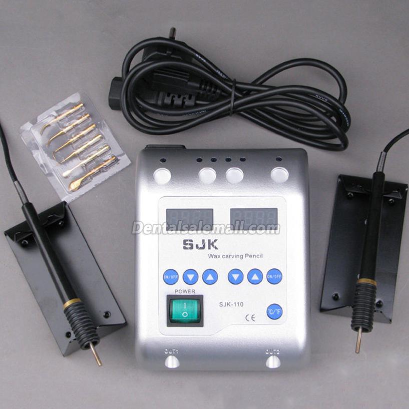 Dental Electric Waxer Carving Knife Machine Double/2 Pen with 6 Wax Tip image 2