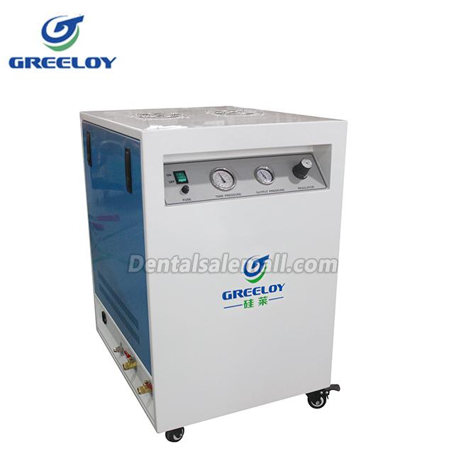 GREELOY® GA-61XY Oil Free Oilless Air Compressor with Dryer and Silent Cabinet for Professional Use image 4