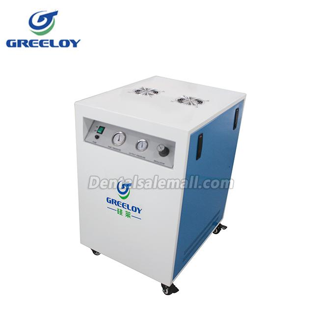 GREELOY® GA-61XY Oil Free Oilless Air Compressor with Dryer and Silent Cabinet for Professional Use image 5