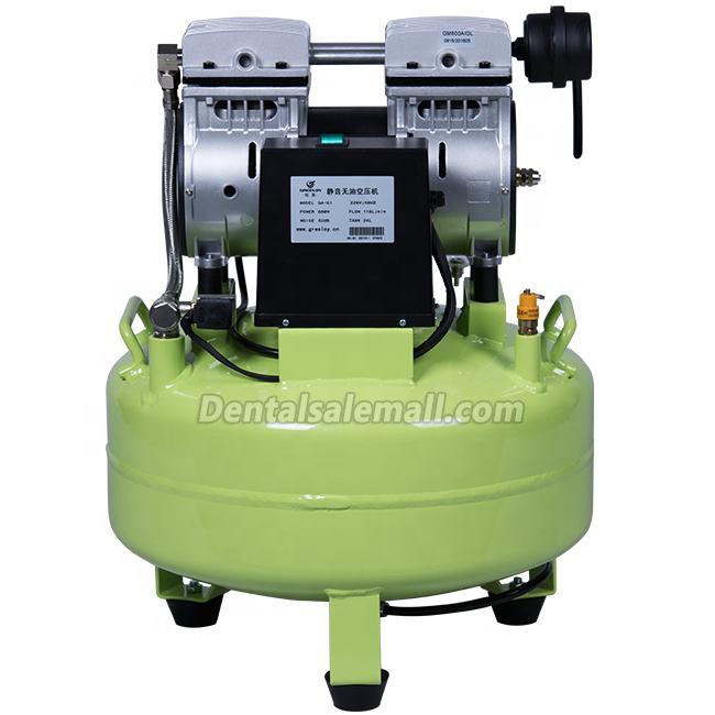 GREELOY® Oil Free Air Compressor GA-61X with Silent Cabinet for Professional Use image 5