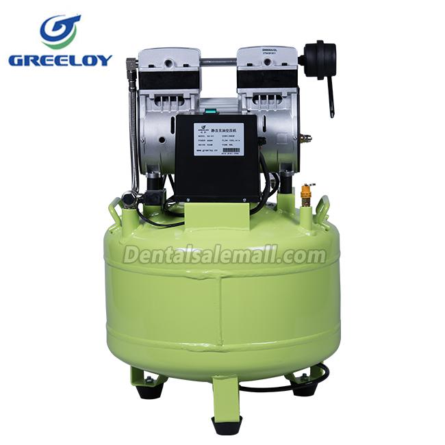 GREELOY® Professional Dental Oilless Air Compressor GA-81 One by Two image 3