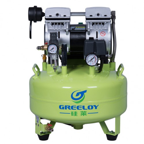 GREELOY® Professional Dental Oilless Air Compressor GA-61 One by One image 1