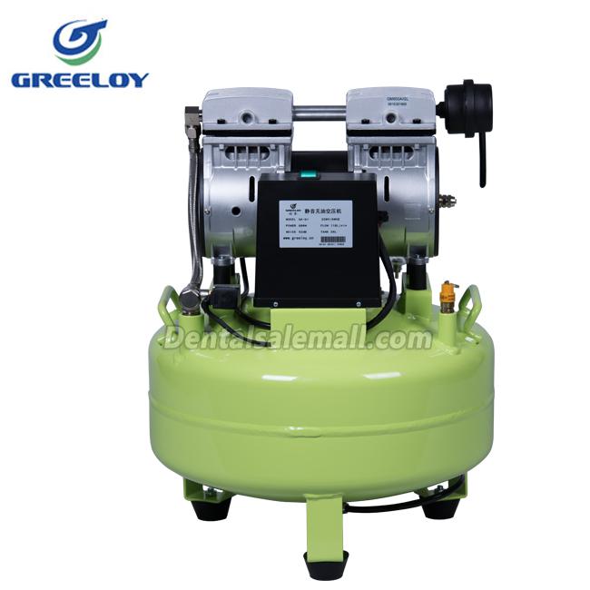 GREELOY® Professional Dental Oilless Air Compressor GA-61 One by One image 3