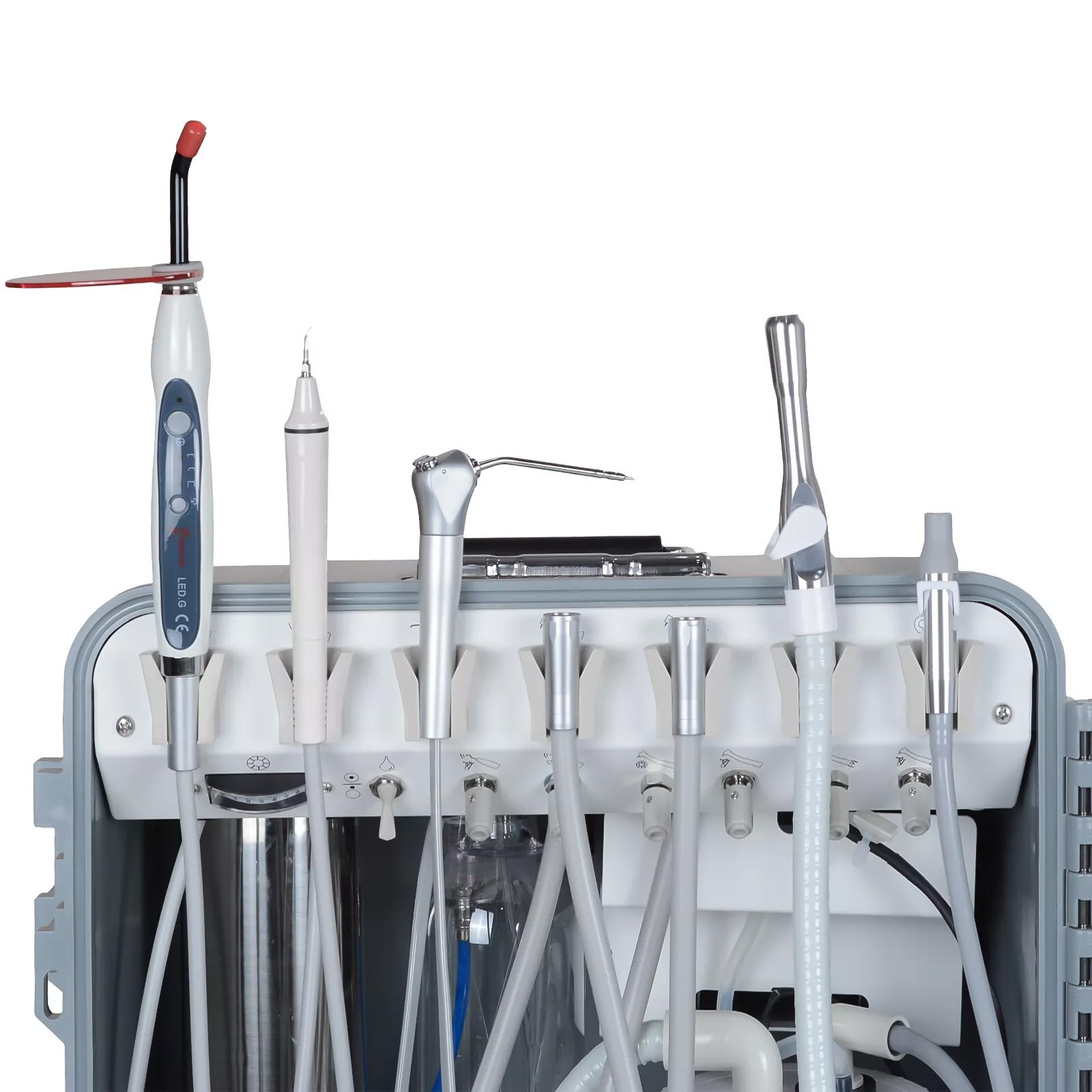 Dynamic® DU852 Portable Dental Unit Air Compressor with Ultrasonic Scaler and Curing Light image 4