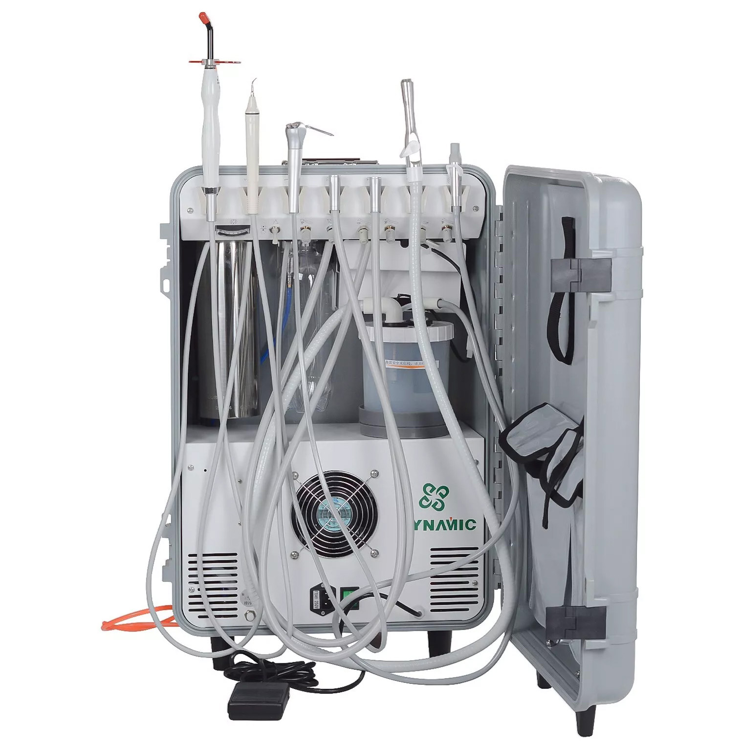 Dynamic® DU852 Portable Dental Unit Air Compressor with Ultrasonic Scaler and Curing Light image 3