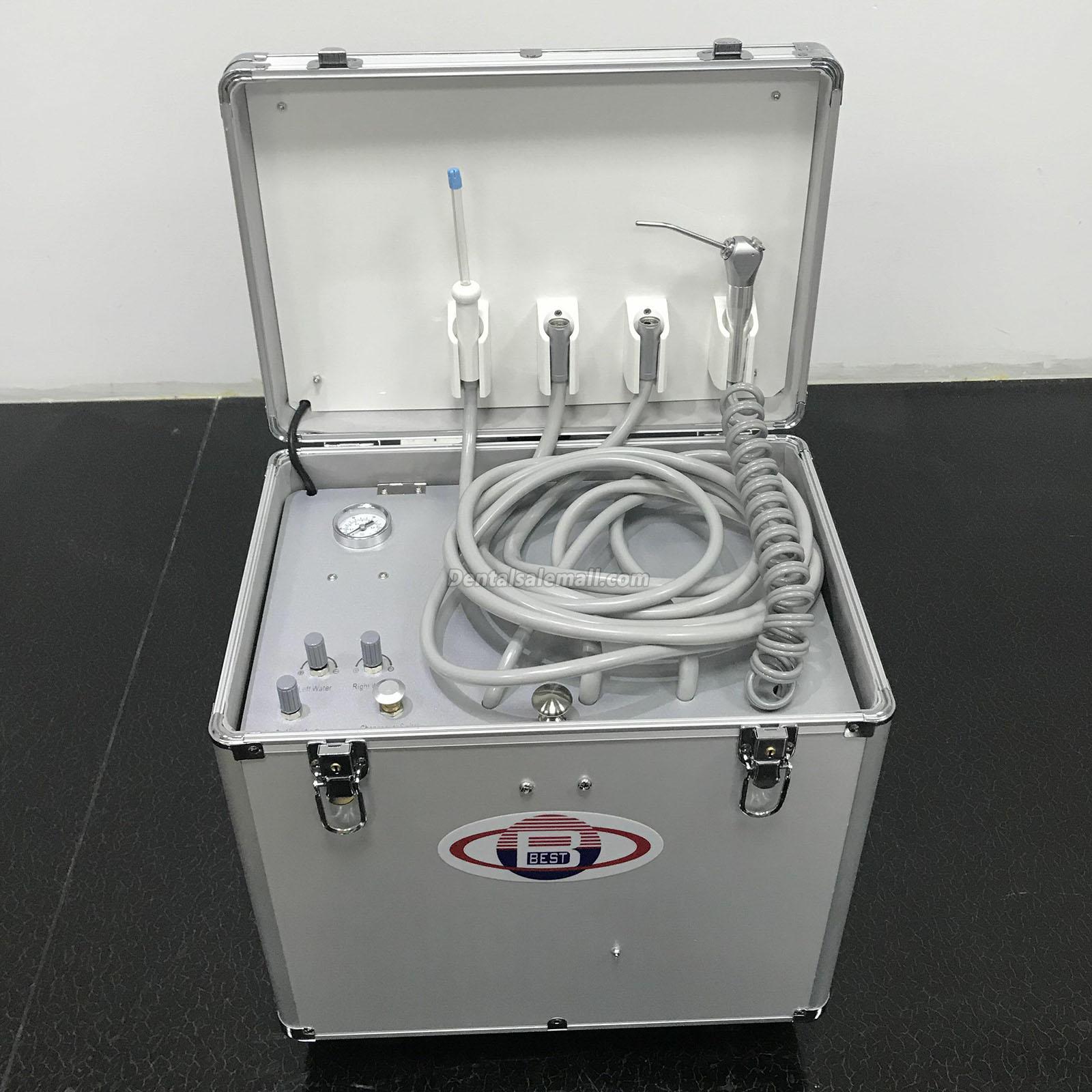 BD402a Portable Dental Turbine Unit(Air Compressor with Suction and Triplex Syringe) image 2