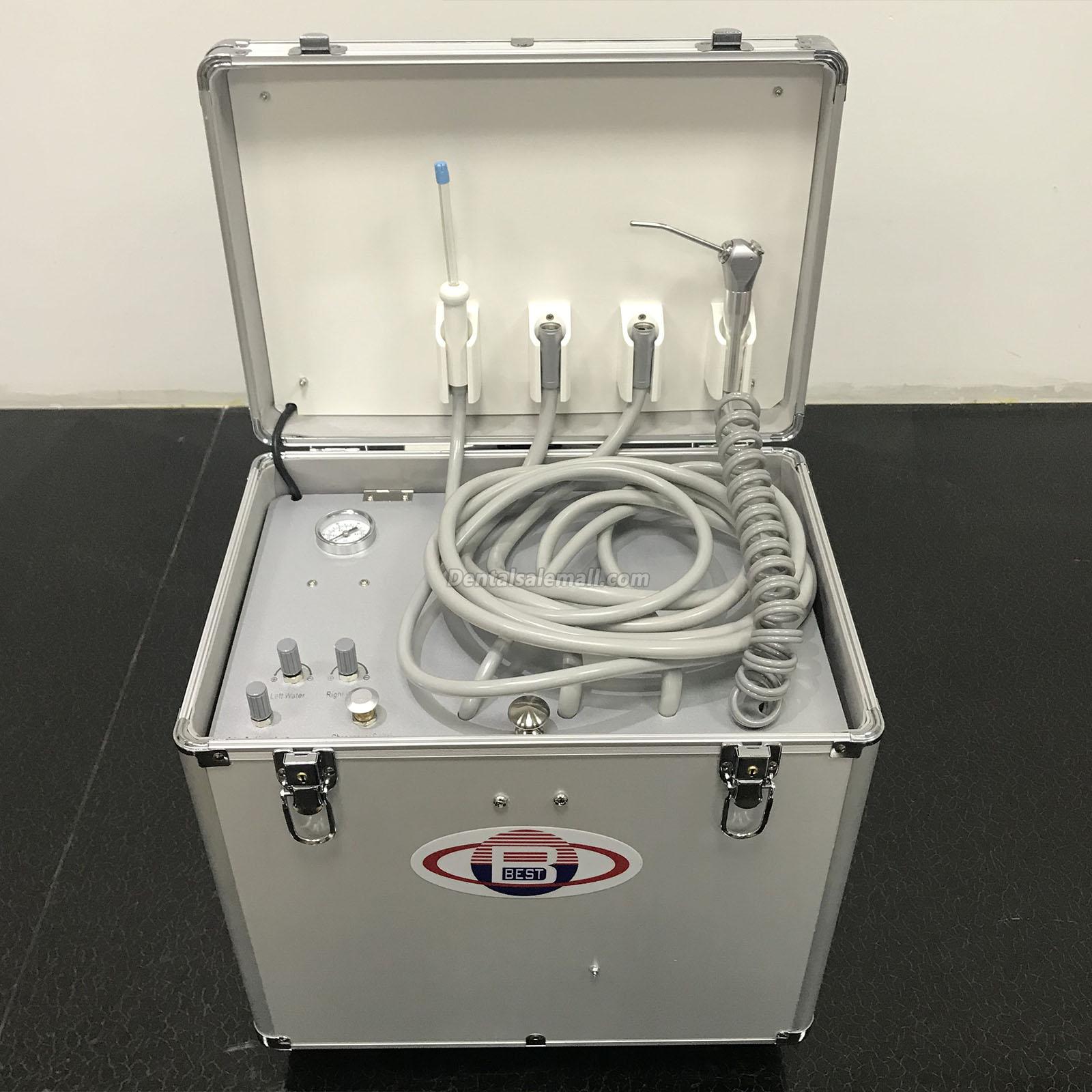 BD402a Portable Dental Turbine Unit(Air Compressor with Suction and Triplex Syringe) image 3