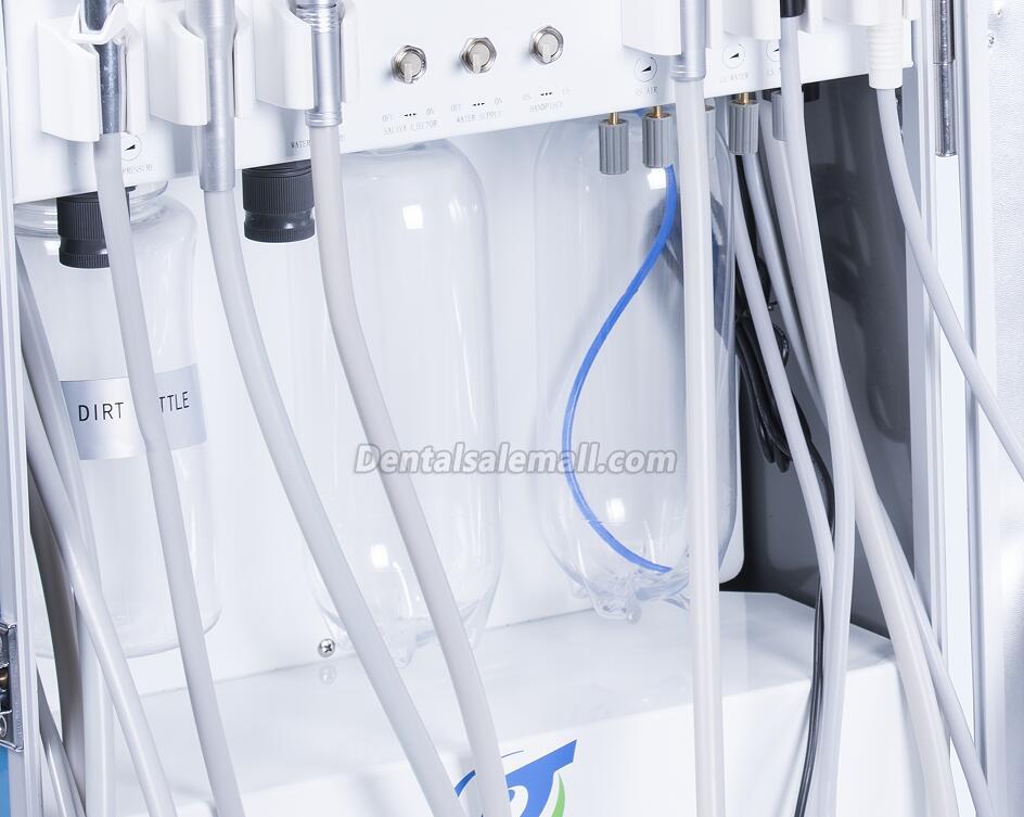 GREELOY® GU-P206 Portable Professional Dental Unit with Air Compressor (with Curing Light and Scaler Handpiece) image 5