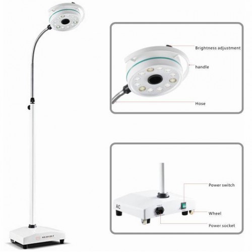 KWS® Mobile LED Stand Professional Dental Light Oral Surgical Lamp Examination Light KD-2012D-3 image 1