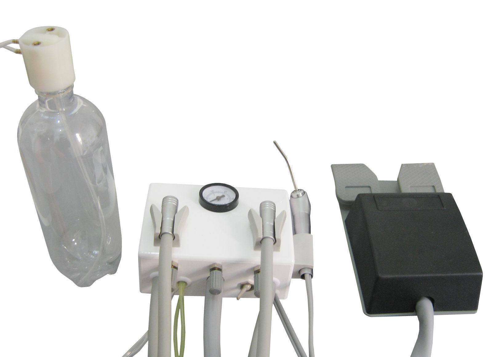 Professional Dental Portable Turbine Unit Work with Air Compressor Water Handpiece Syringe image 2