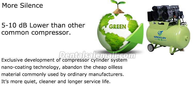 GREELOY® GA-62Y Professional Dental Air Compressor with Dryer image 5