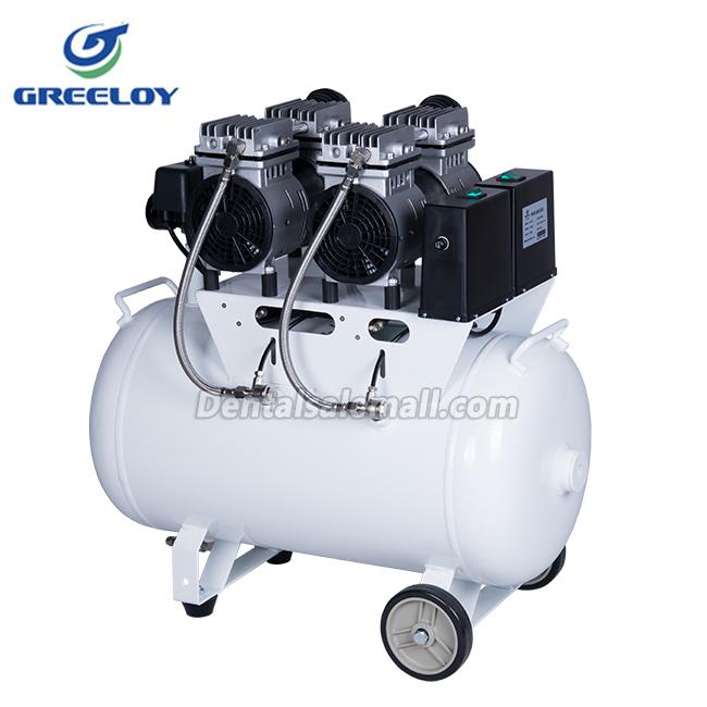 GREELOY® GA-82 Professional Dental Oilless Air Compressor Double Motor image 7