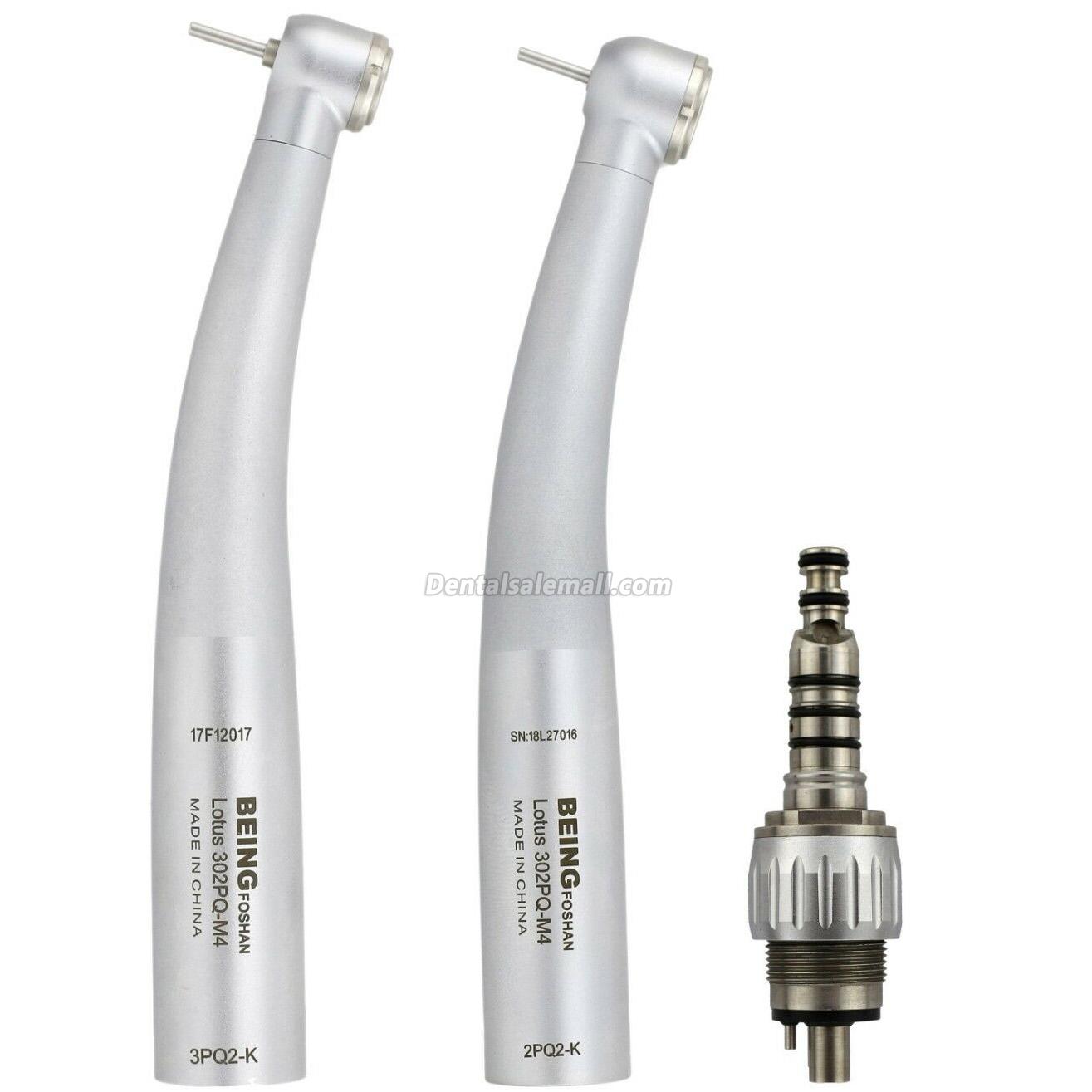 Being® Louts 302PQ/303PQ Professional Dental High-Speed Push Button Handpiece with KaVo Coulper image 2