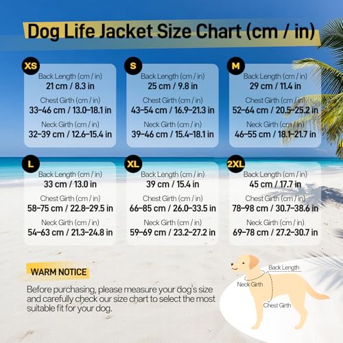 BRKURLEG Dog Life Jacket, High Buoyancy Dog Life Vest for Swimming Boating, Adjustable Reflective Pet Flotation Vest with Rescue Handle, Small Medium Large Dogs Lifesaver for Pool Beach, Purple XS