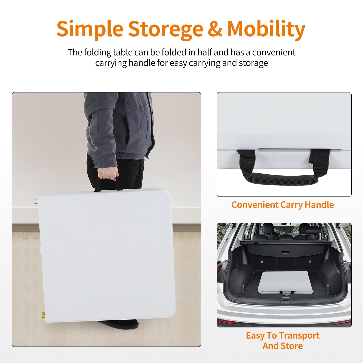 4FT Folding Table