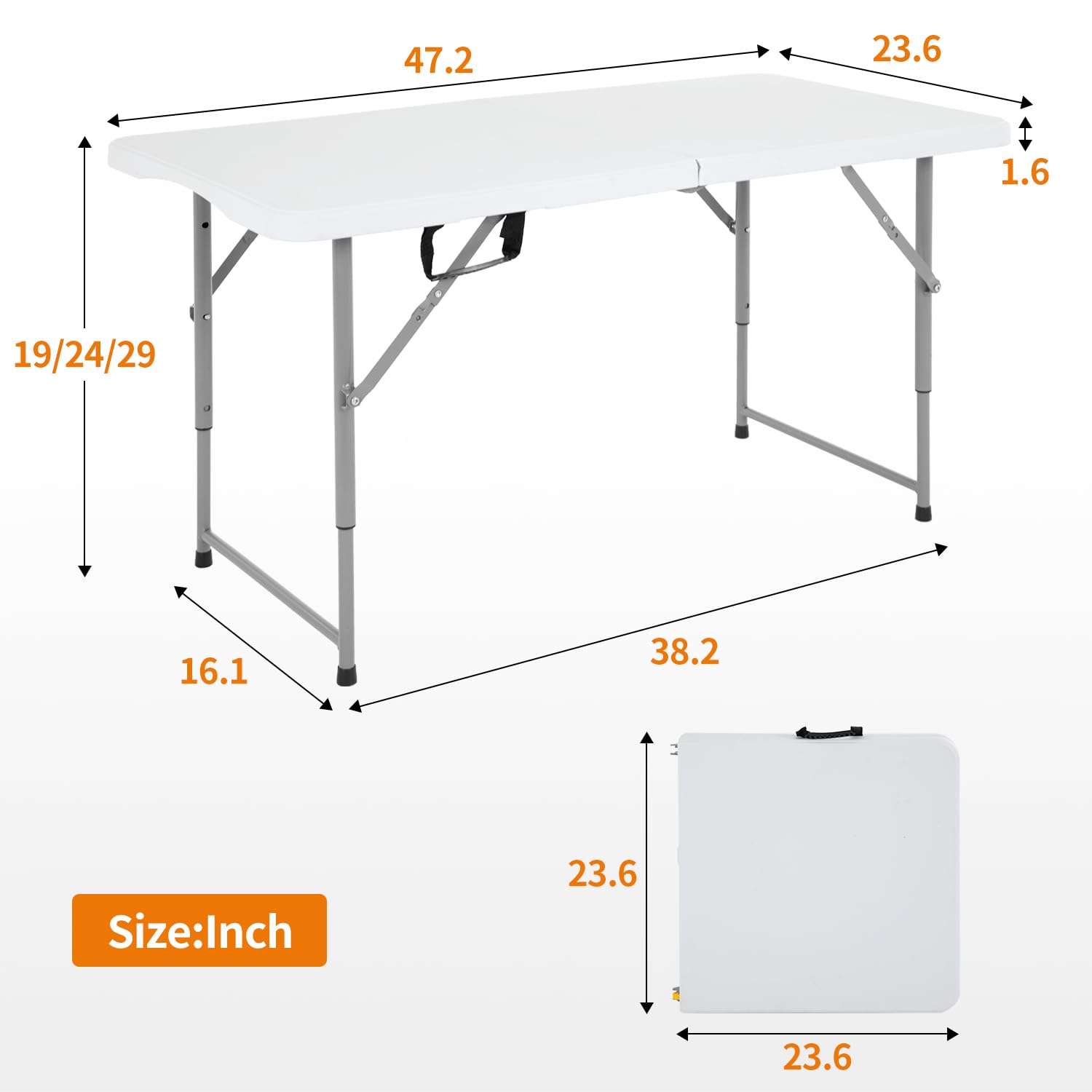 4FT Folding Table