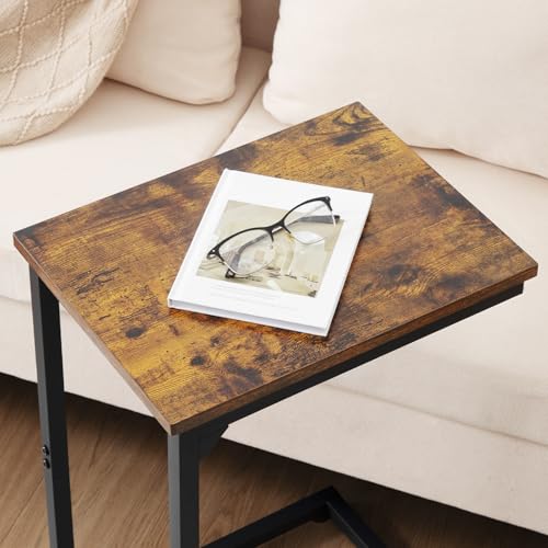 Shaped End Table Set of 2, Couch Side Table