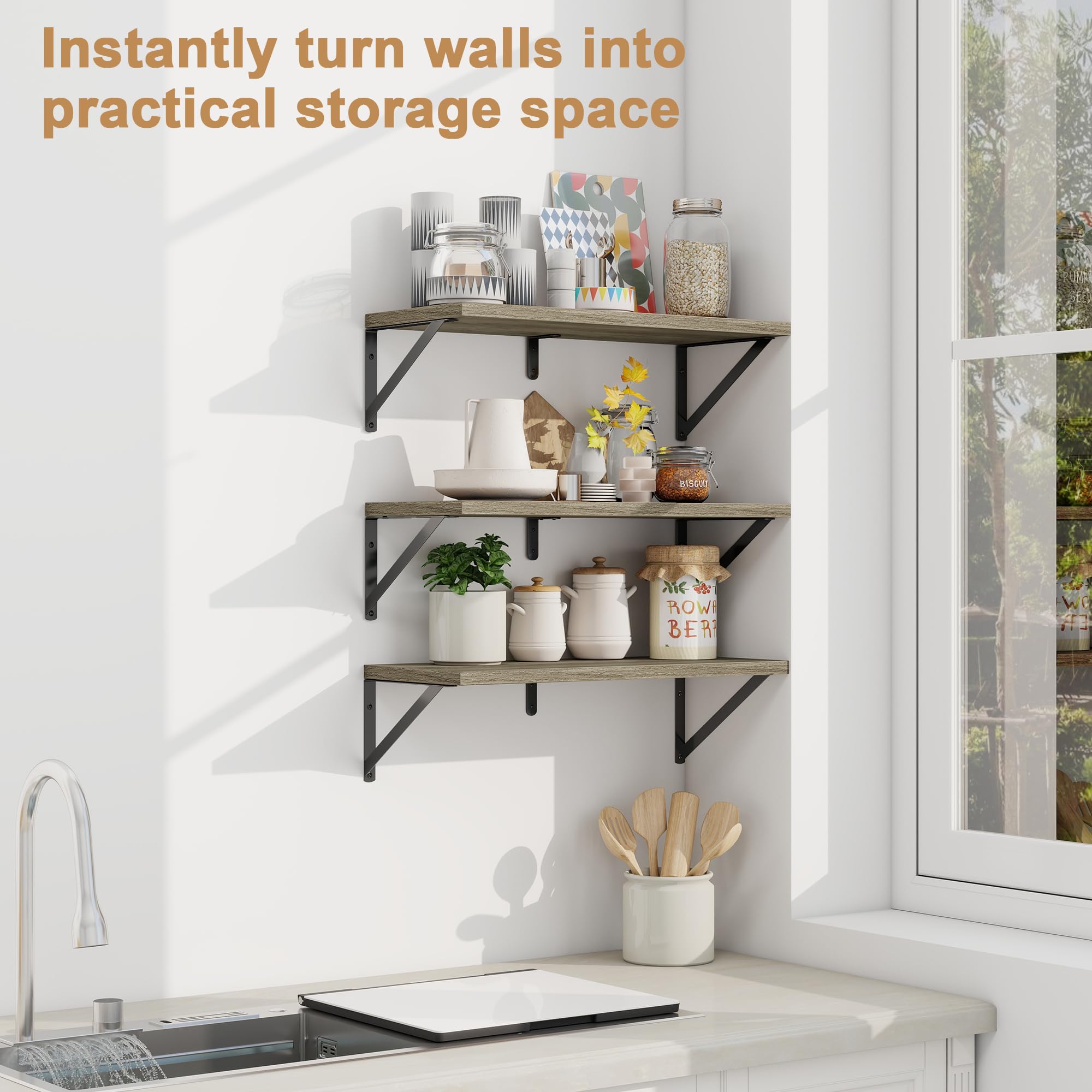 Fun Memories Floating Bookshelves