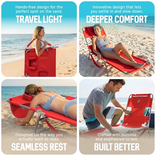 The Original Chaise Lounge 72"x22" Portable Reclining Lounger