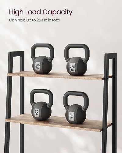 Ladder Shelf, Bookcase Book Shelf, Storage Shelves