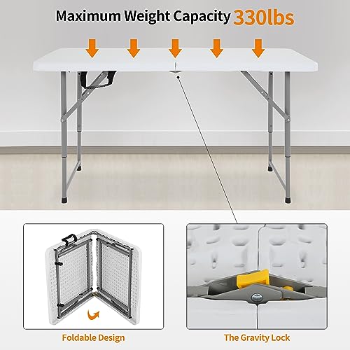 4FT Folding Table