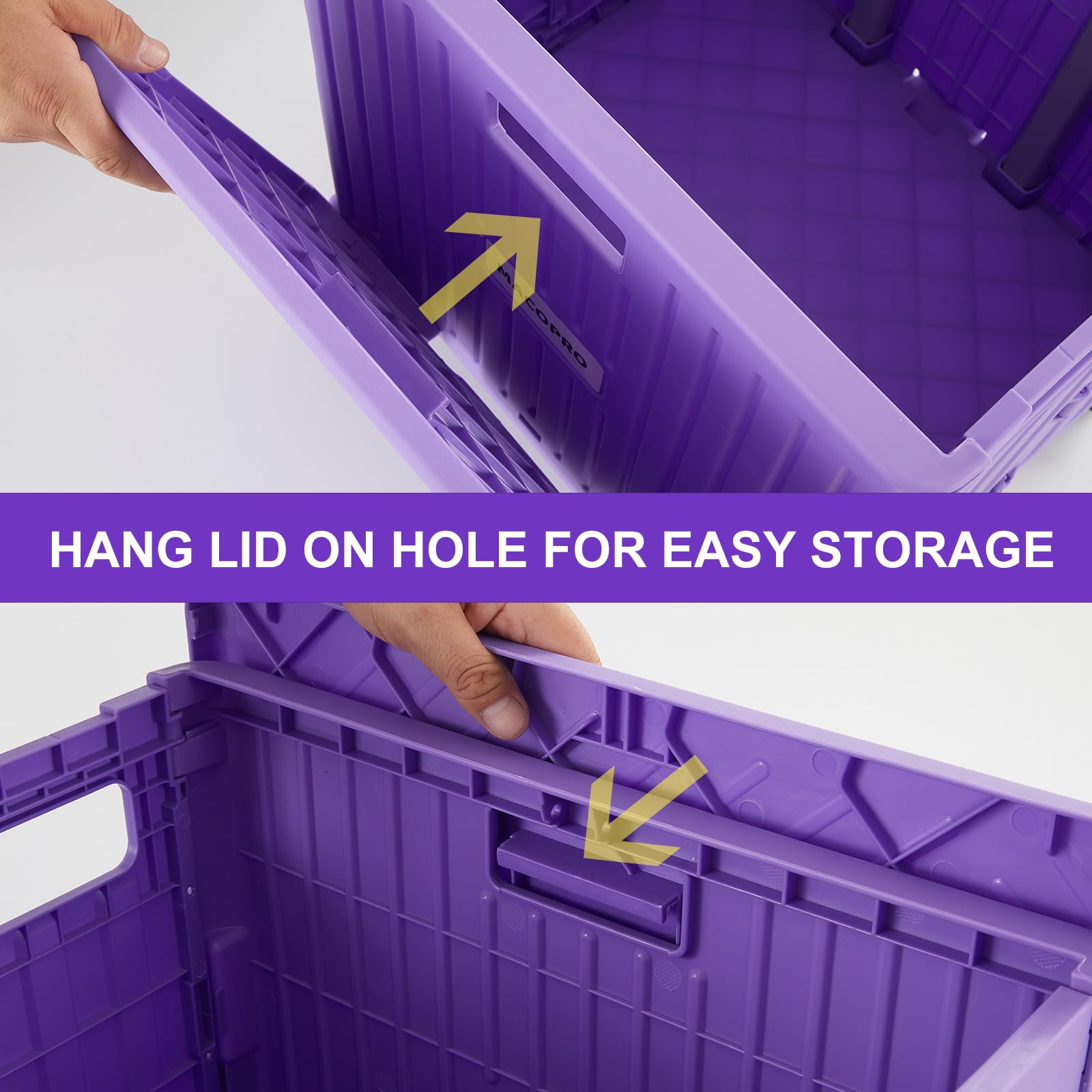 Foldable Utility Cart Folding Portable Rolling Crate Handcart