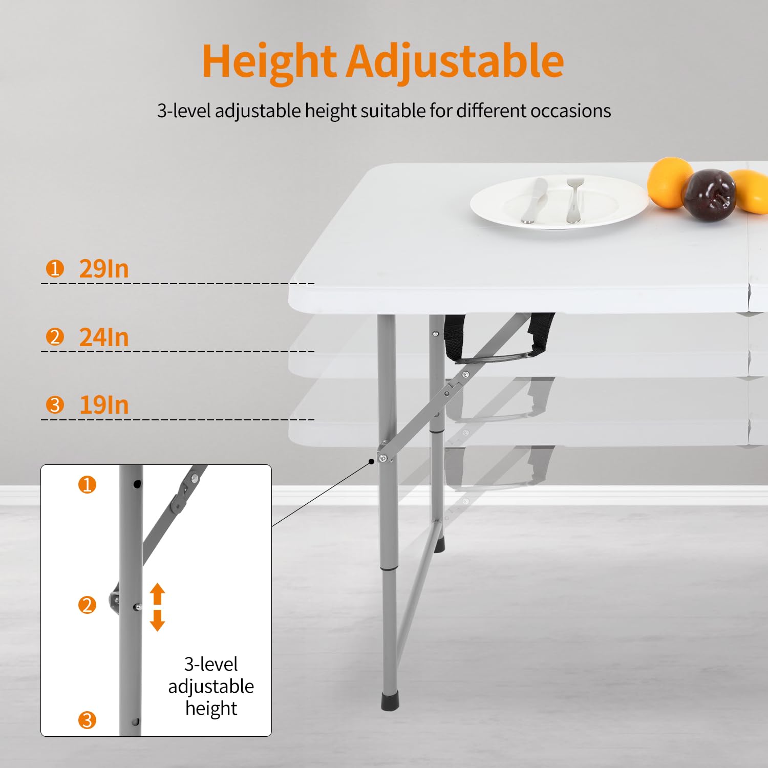 4FT Folding Table
