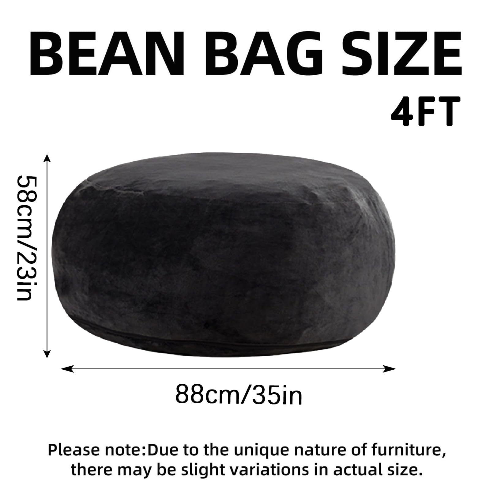 Memory Foam Bean Bag Chair