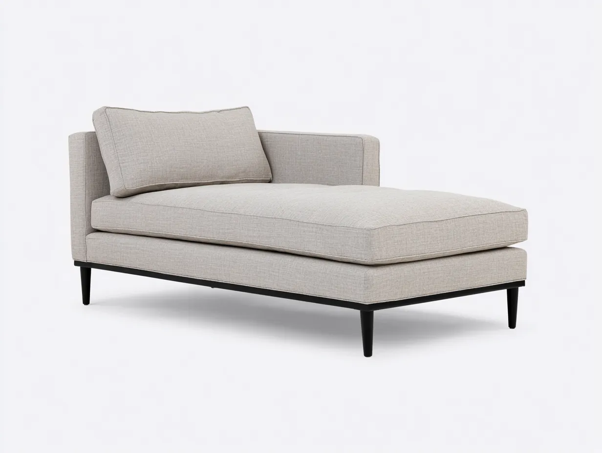 Fauteuil inclinable d'intérieur en tissu 176×86×79 cm - beige clair et noir - salon détente contemporaine-Cozenpanest