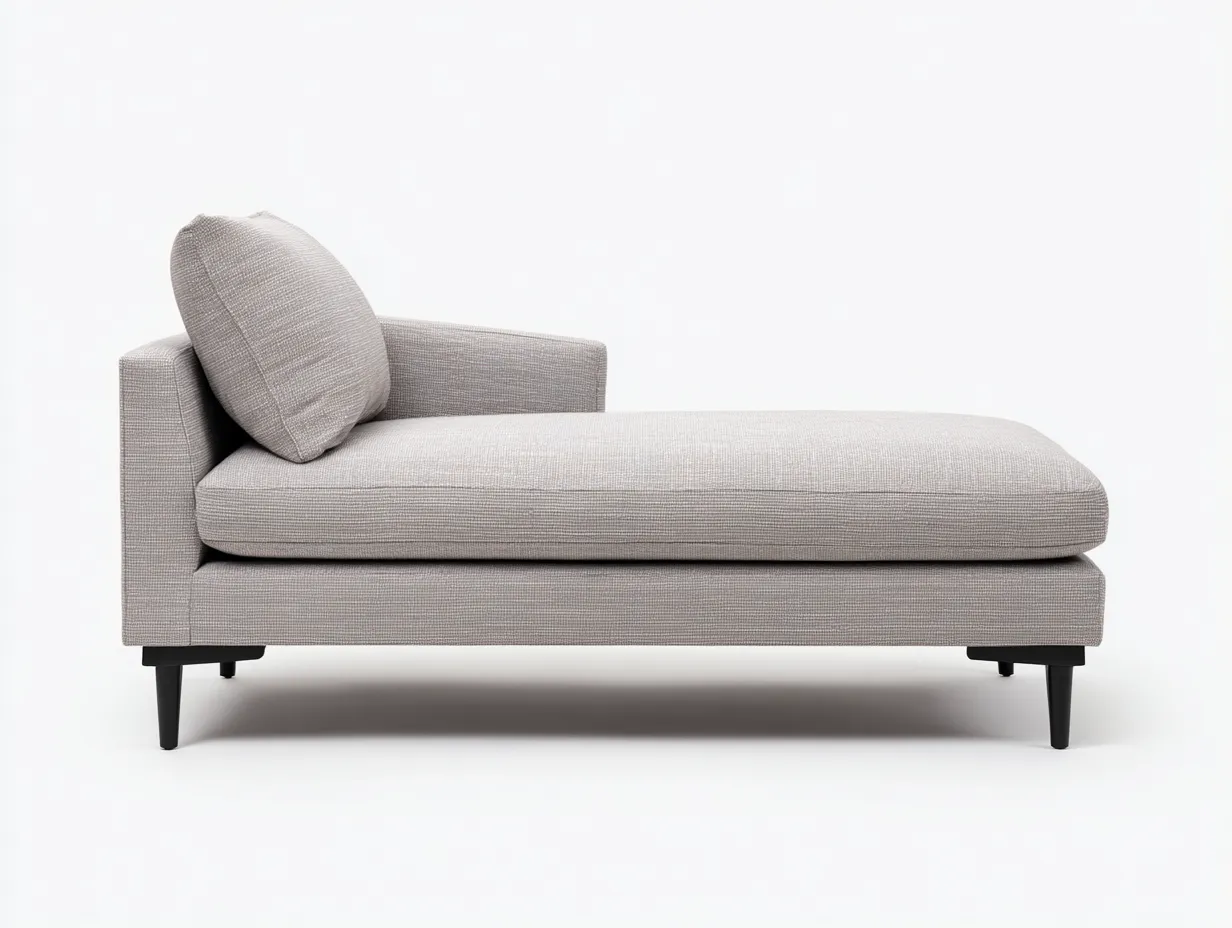 Fauteuil inclinable d'intérieur 170×88×82 cm – tissu gris clair – style contemporain pour salon-Cozenpanest