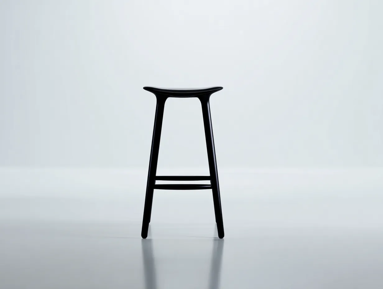 Tabouret de bar 38×38×72 cm – noir – style minimaliste pour terrasse-Sovoiaroom
