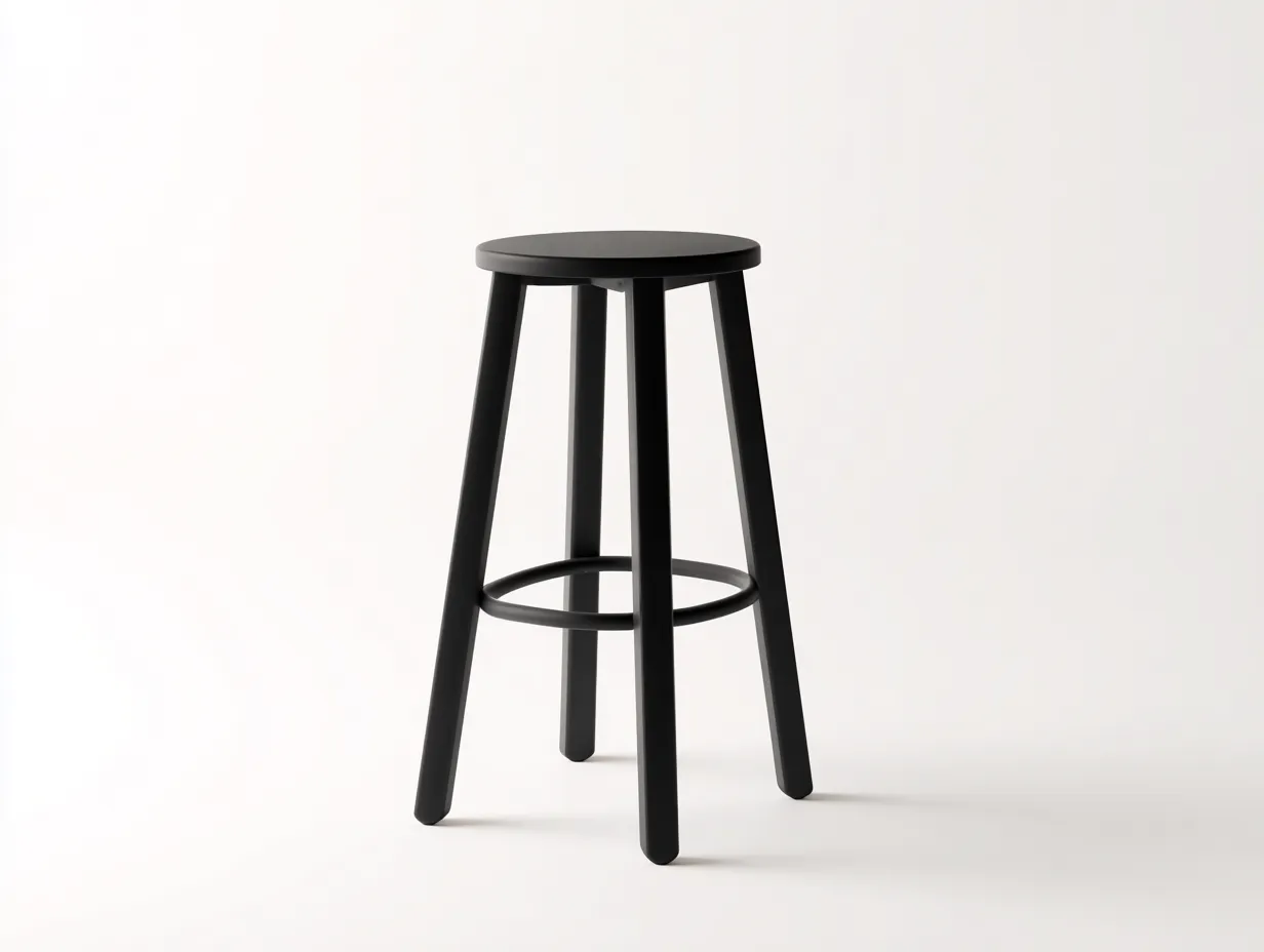 Tabouret de bar 40×40×75 cm – noir – style moderne pour terrasse-Sovoiaroom