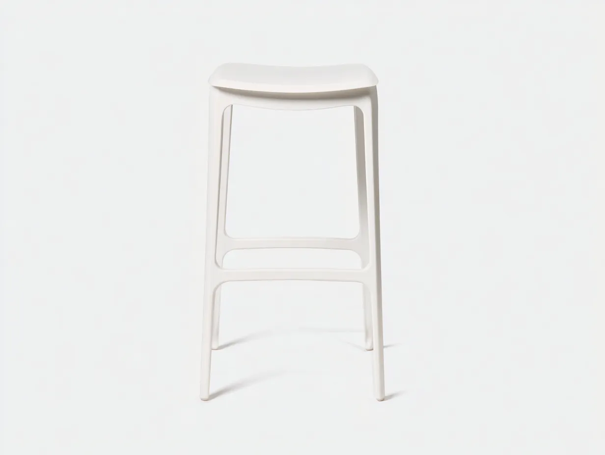 Tabouret de bar 48×50×96 cm – plastique noir – pour balcon et terrasse-Sovoiaroom