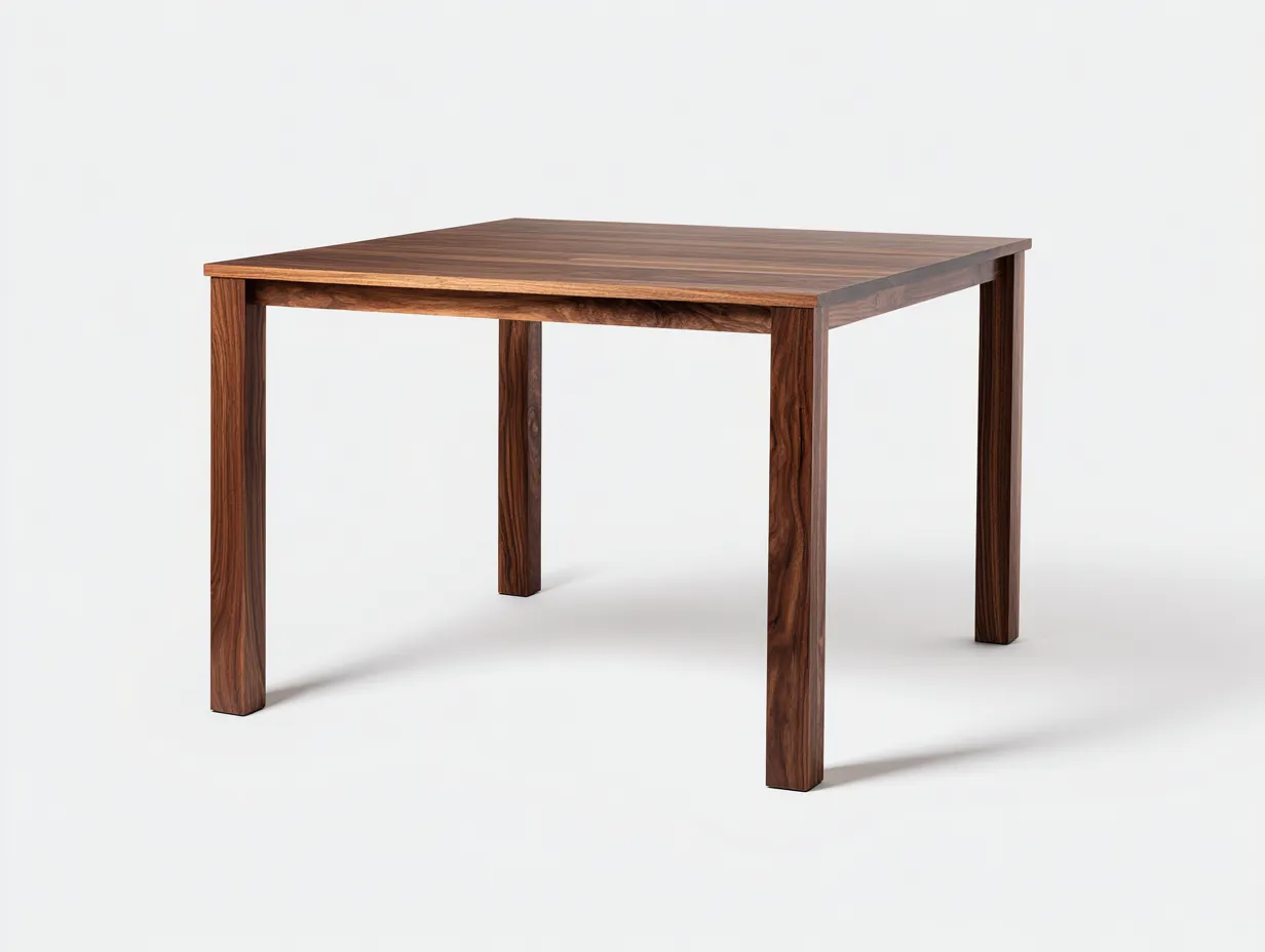 Table à manger 160×80×75 cm – noyer foncé – style contemporain pour terrasse-Sovoiaroom