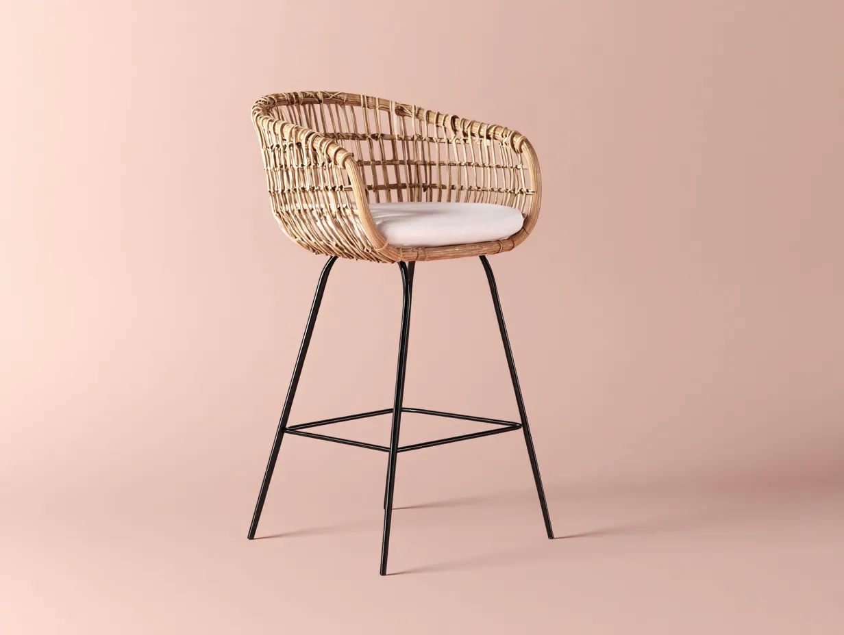 Tabouret de bar 42×42×96 cm – noir – design contemporain avec dossier pour terrasse-Sovoiaroom