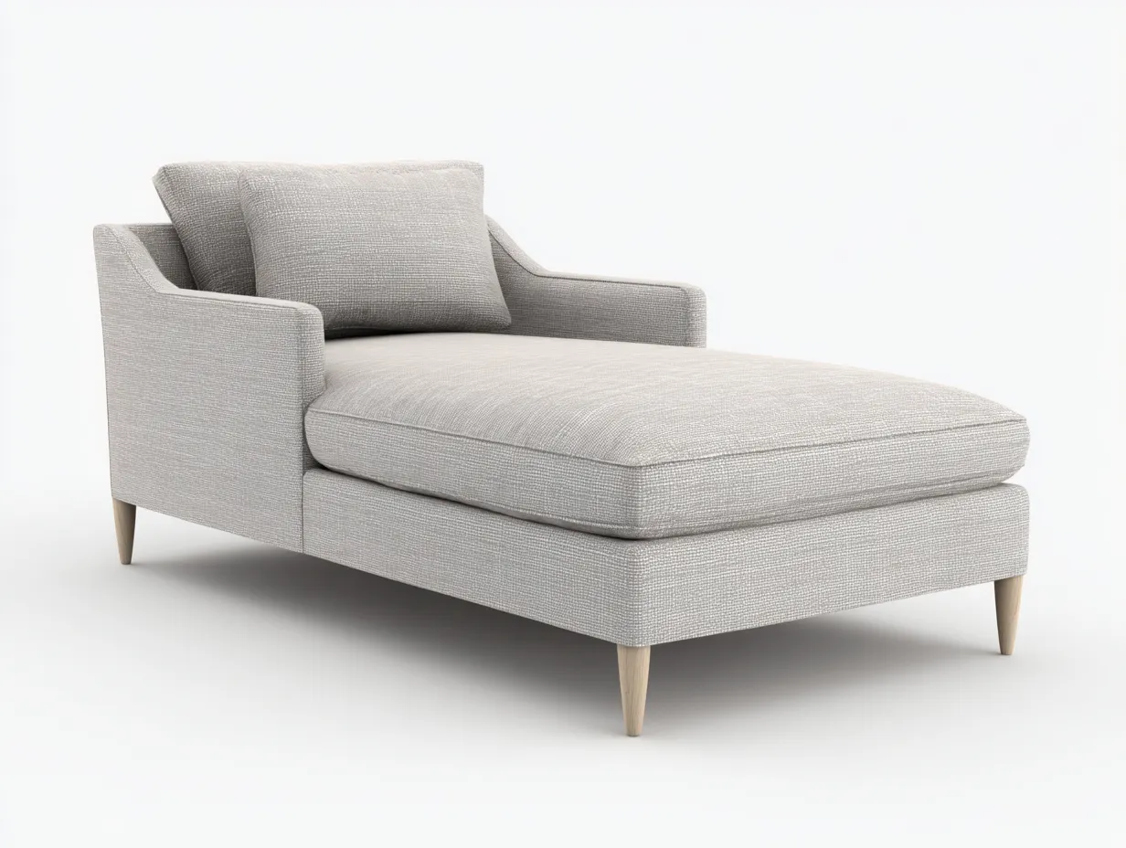 Fauteuil inclinable d'intérieur 170×82×86 cm – tissu gris clair – style contemporain pour salon-Sovoiaroom