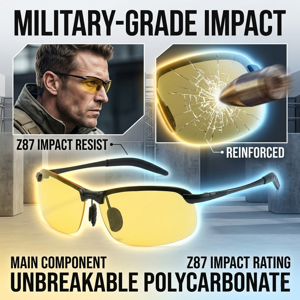 Intelligent Auto-Focus Zoom Glasses – Photochromic Rimless Eyewear