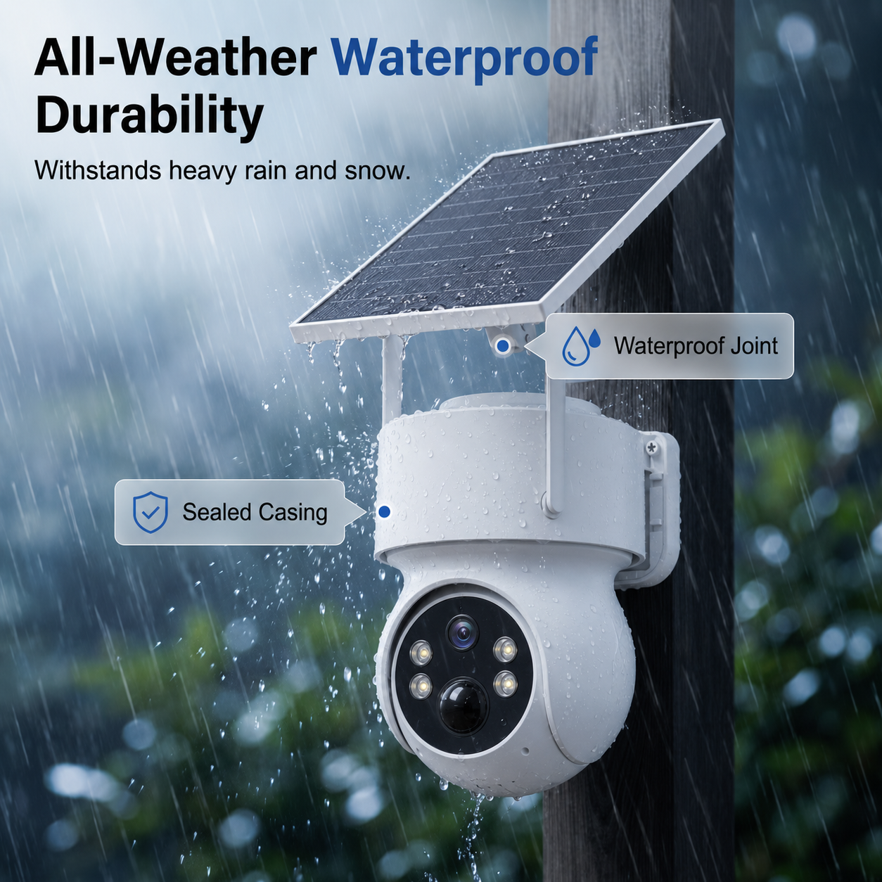 Solar-powered motion-detection camera street light - view 6