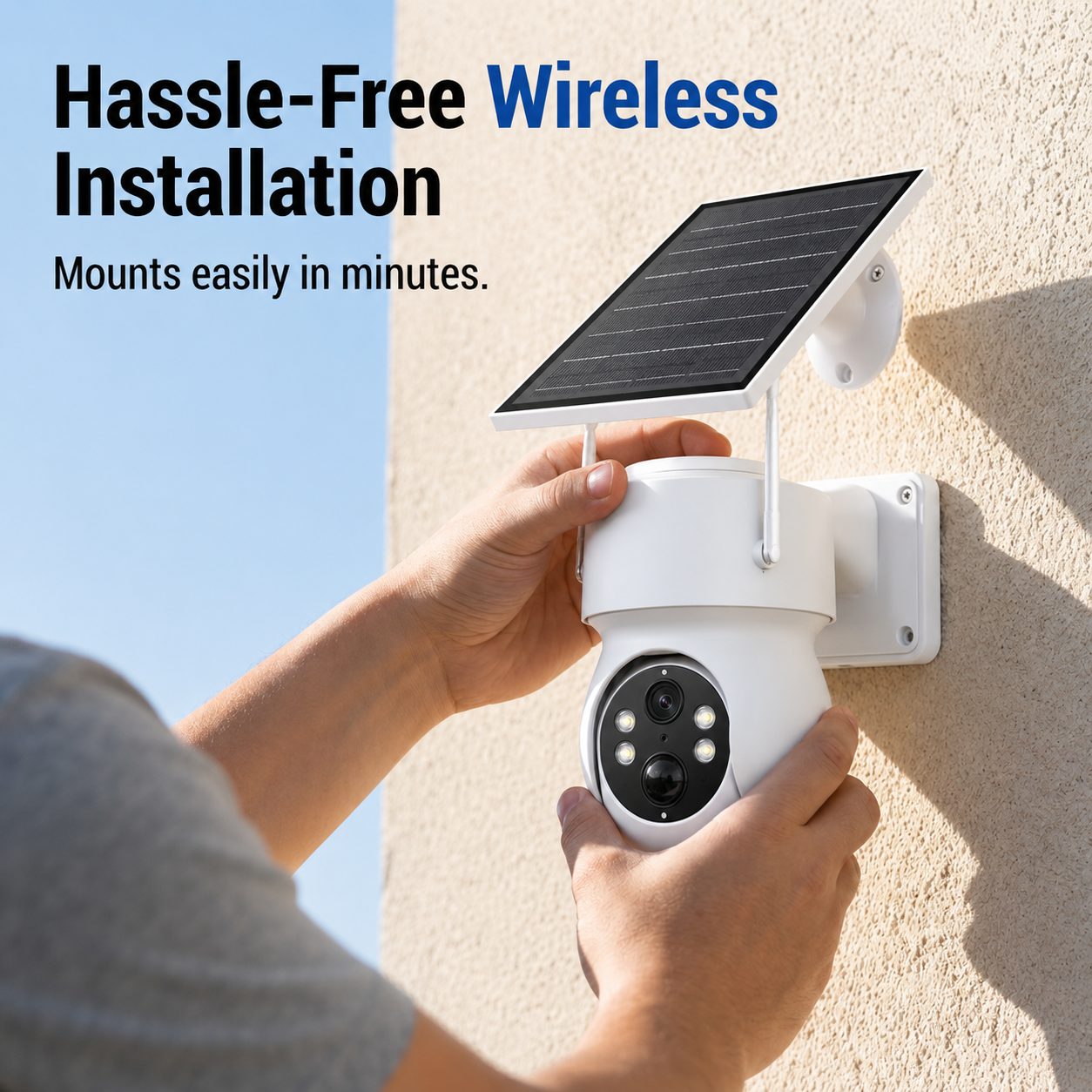 Solar-powered motion-detection camera street light - detail 8