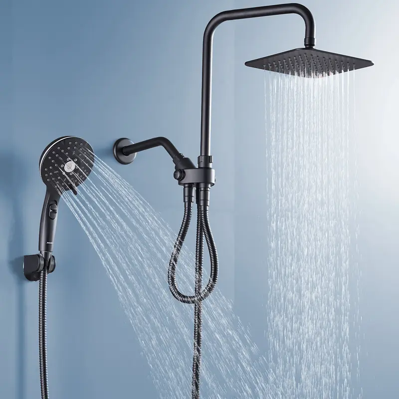 RYAMEN 8-Inch Dual Shower Head Combo with Handheld product gallery