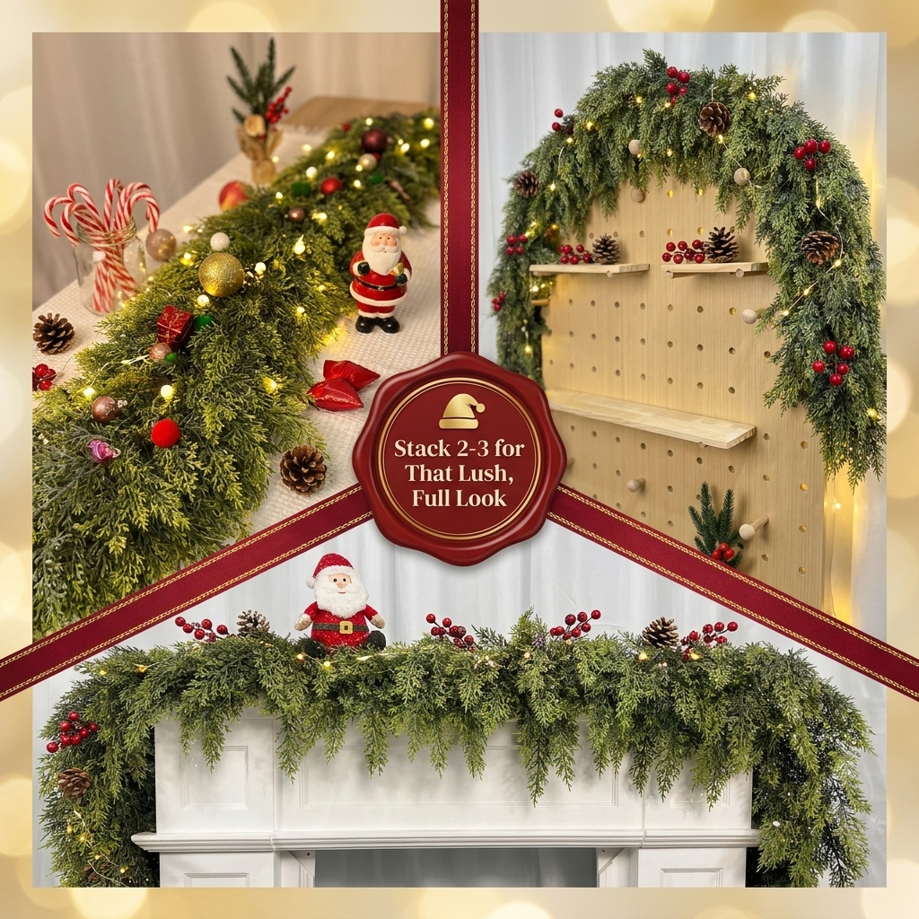Christmas greenery garland