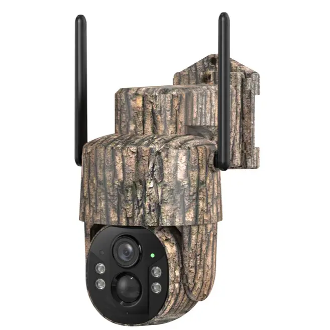 CB114S 4G LTE Solar Security Camera with 2K HD Live View - New Camouflage, 1 Camera